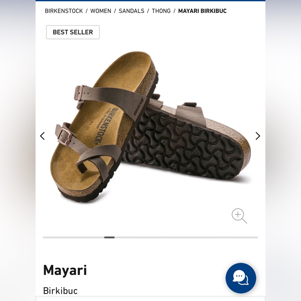 Birkenstock’s Mayari mocha sandals
